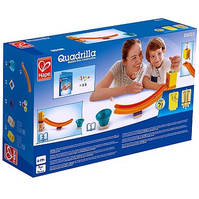 Hape Quadrilla Mega Skatepark Marble Run Construction Wooden Ramp Toy