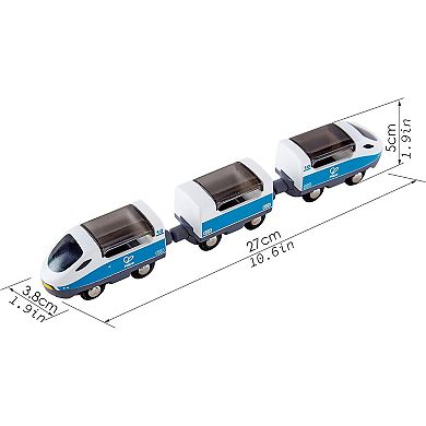Hape 3-Piece Intercity Train Wooden Toy Set