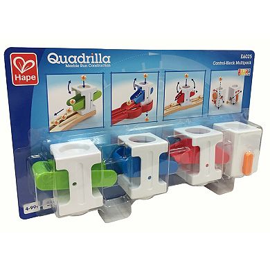 Hape Quadrilla Marble Run Construction Control Block Multipack