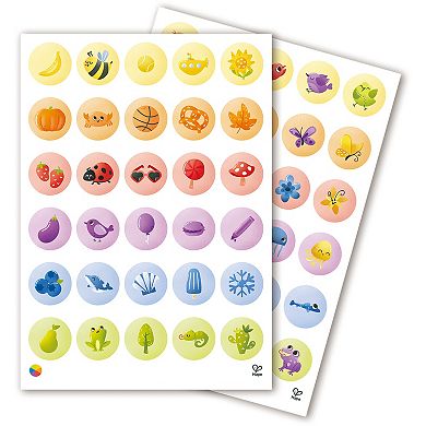 Hape Crayon Coloring Animal & Nature Theme 18-Piece Art Set