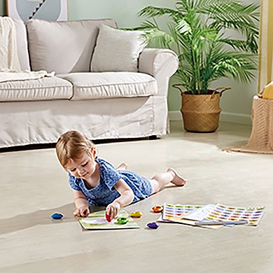 Hape Crayon Coloring Animal & Nature Theme 18-Piece Art Set