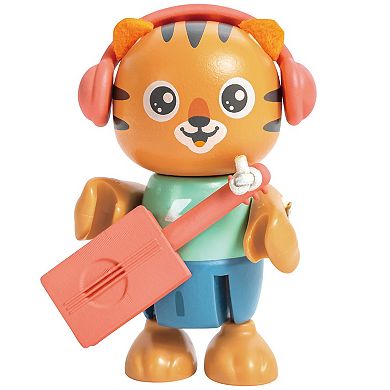 Hape Milo & Melody 11-Piece Tiger Articulated Figurine Toy Set