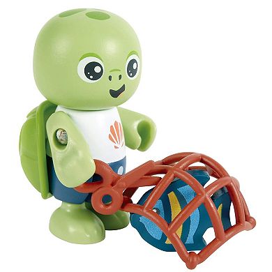 Hape Green Planet Explorers 11-Piece Turtle Articulated Figurine Toy Set