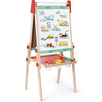 Hape Magnetic Vehicles 30-Piece Wooden Magnet Set