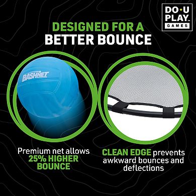 Hape Bash-Net Volleyball & Bouncing Trampoline Game Set