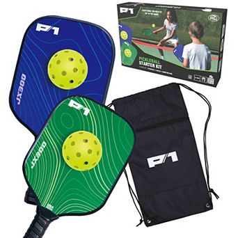 Hape 2-Player Pickleball Starter Kit with Wooden Paddles