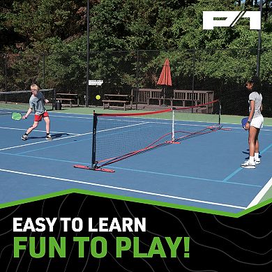Hape 2-Player Pickleball Starter Kit with Wooden Paddles