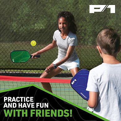 Hape 2-Player Pickleball Starter Kit with Wooden Paddles