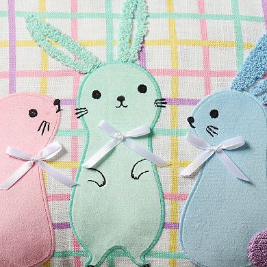 Hallmark Bunny BFFs Reversible Decorative Throw Pillow