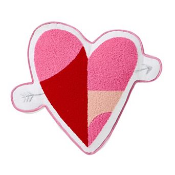 Hallmark Chenille Heart Decorative Throw Pillow