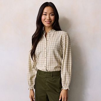 Women's LC Lauren Conrad Long Sleeve Mockneck Blouse