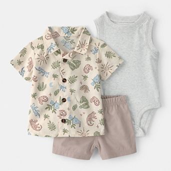 Boys Boys Carter's 3 pc Desert Short-Sleeve Top & Short Set
