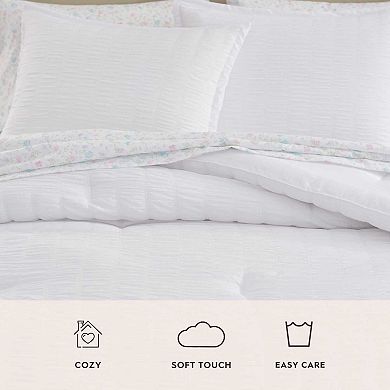 Laura Ashley Bonnie Seersucker Comforter Set