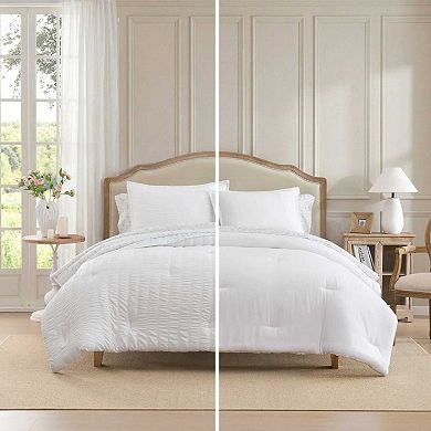 Laura Ashley Bonnie Seersucker Comforter Set