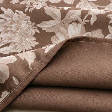 100% Polyester 190 GSM Eloise Reversible Blackout Grommet With 1.5 Rod Diameter Curtain Panel