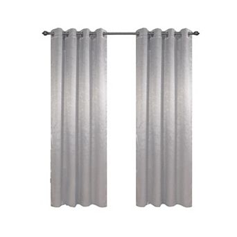 100% Polyester 200 GSM Arlo Embossed Blackout Grommet With 1.5 Rod Diameter Curtain Panel