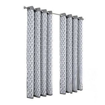 100% Polyester 190 GSM Justice Reversible Blackout Grommet With 1.5 Rod Diameter Curtain Panel