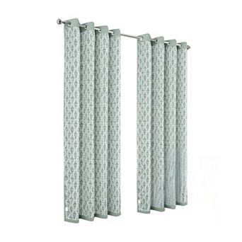 100% Polyester 190 GSM Justice Reversible Blackout Grommet With 1.5 Rod Diameter Curtain Panel