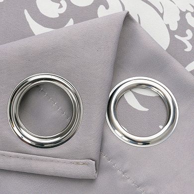 100% Polyester 190 GSM Cressida Reversible Blackout Grommet With 1.5 Rod Diameter Curtain Panel