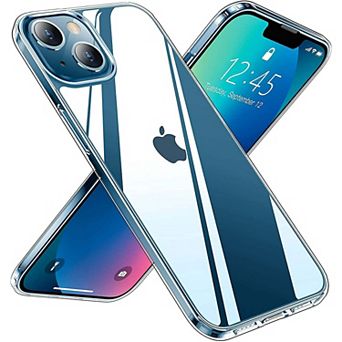 Entronix Slim Clear Case for iPhone - Durable Hard Back Protection
