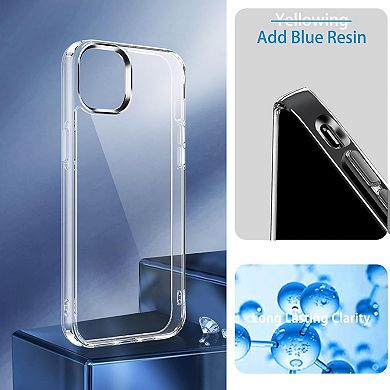 Entronix iPhone 15 Pro Case - Durable Clear Hard Back Protective Cover