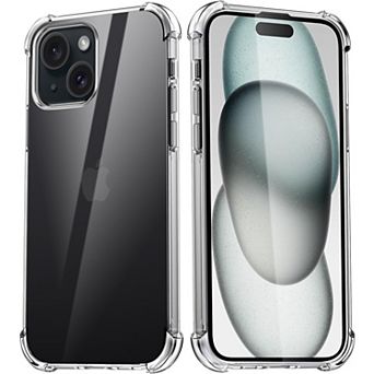 Entronix Clear TPU Case for iPhone 15 Plus - Flexible and Durable Protection