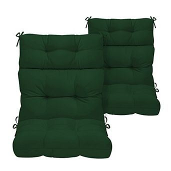 2 pc Outdoor Deep Seat Cushion Set, 44x22x4 in Patio Chair Cushions for Garden, Patio Furniture