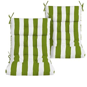 2 pc Outdoor Deep Seat Cushion Set, 44x22x4 in Patio Chair Cushions for Garden, Patio Furniture