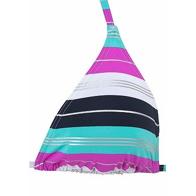 Lascana Women's Striped Triangle Bikini Top