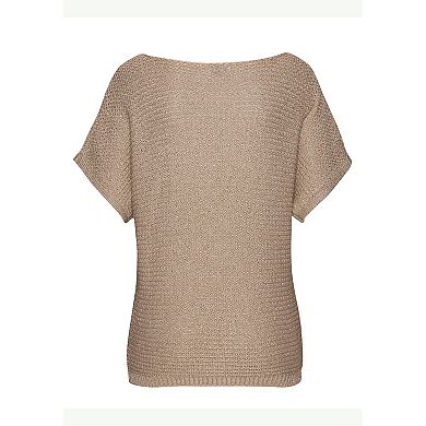 Lascana Women's Short Sleeve Knit Sweater