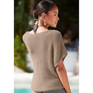 Lascana Women's Short Sleeve Knit Sweater