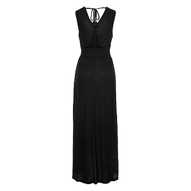 Lascana Women's V-Neck Maxi Dress