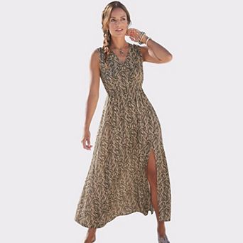 Lascana Women's Wrap Look Maxi Dress
