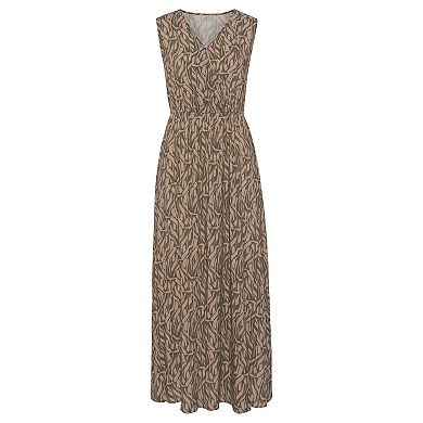 Lascana Women's Wrap Look Maxi Dress