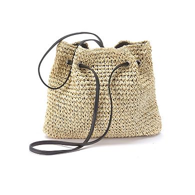 Lascana Women's Tassel Raffia Handbag