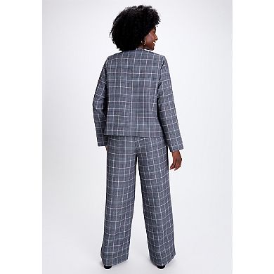 Jessica London Women's Plus Size Long Denim Jacket