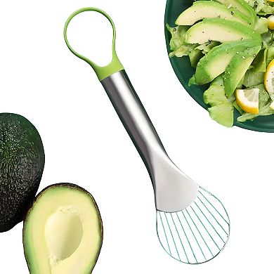 2-in-1 Stainless Steel Avocado Dragon Fruit Slicer and Pit Remover