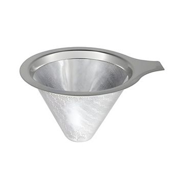 Reusable Stainless Steel Mesh Pour-Over Coffee Dripper Filter