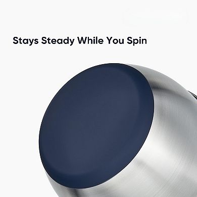 6.4 Qt Stainless Steel Salad Spinner, Large Lettuce Spinner Vegetable Fruit Washer