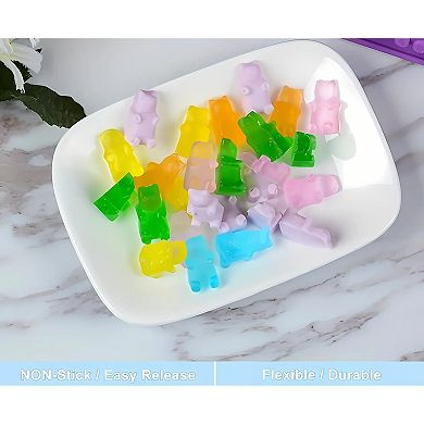 Silicone Gummy Bear Mold with Dropper, 1 Pc Red