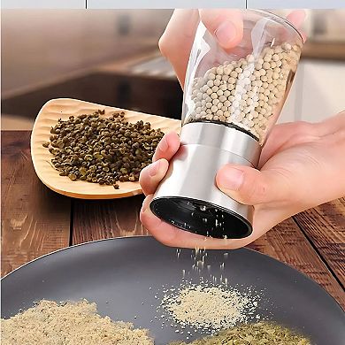 Short Salt and Pepper Grinder 2 Pcs