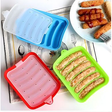 Silicone Sausage Maker Mold with Lid