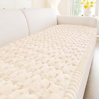 Couch Covers for Dogs Washable, Non Slip Soft Pet Couch Covers for Sofa Sectional, Cream 27.6" x 59"