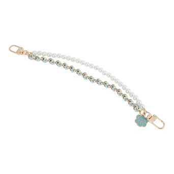 1 pc Durable Camellia Faux Pearl Bag Extender Chain