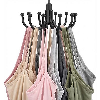 2-Pack Rotatable Tank Top & Bra Organizer Metal Space Saving Closet Holder