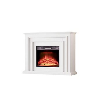 44" LED Electric Fireplace with Mantel