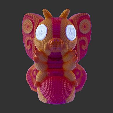 Handmade by Robots - Godzilla - Mothra #342 (Glow in the Dark)