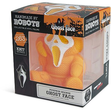 Handmade by Robots - Ghost Face #263 (Pumpkin Orange)