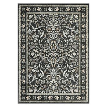 Area Rugs for Living Room Floral Washable Rug Vintage Large Soft Boho NonSlip Carpet