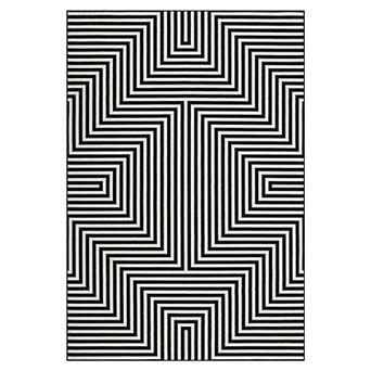 Rug Washable Rug Modern Abstract Striped Area Rug